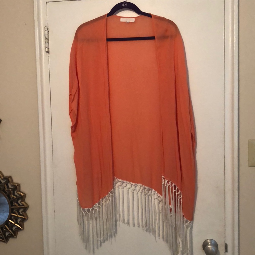 Forever 21 poncho!